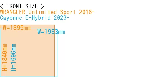 #WRANGLER Unlimited Sport 2018- + Cayenne E-Hybrid 2023-